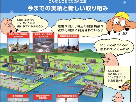 インフラ施設の防災・減災を図るＣＤＭ工法